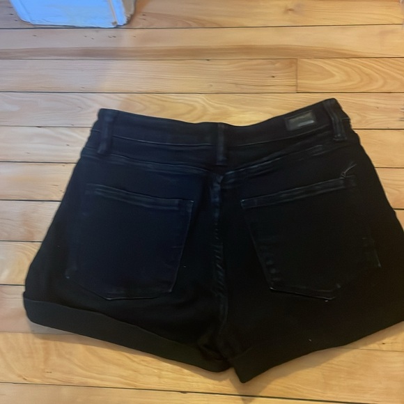 RSQ high rise black cuff short - Picture 3 of 3
